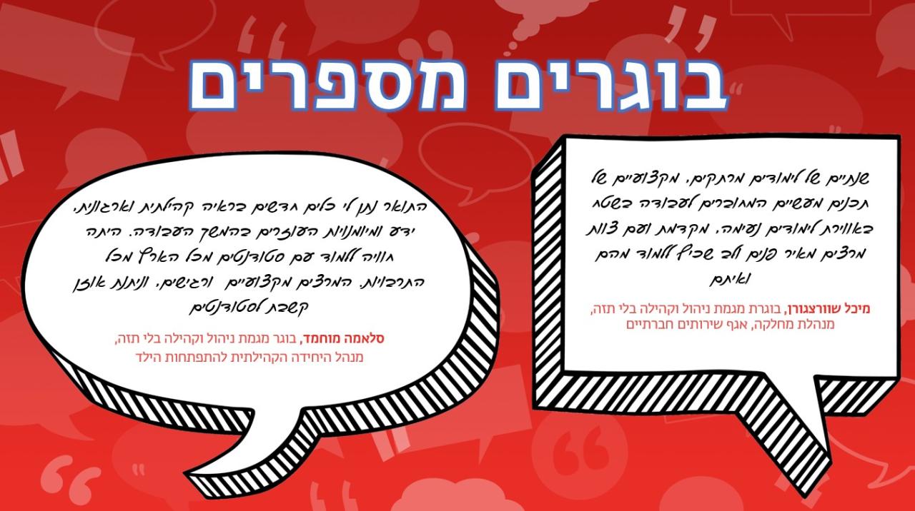 בוגרים מספרים